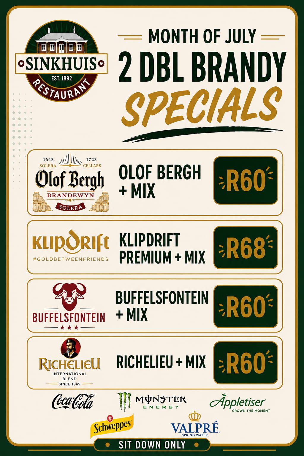 Specials Page